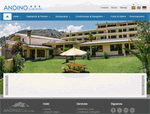 Tablet Screenshot of hotelandino.com